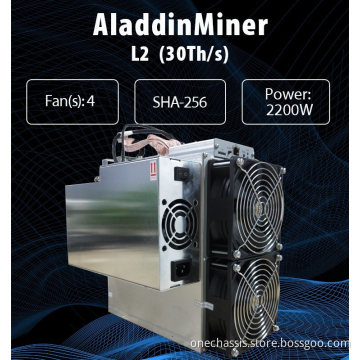Second Hand Aladdin L2 Blockchain Asic Miner L2